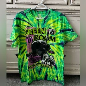 Studiohouse Designs A24 Green Room Tie-Dye T-Shirt acid green  (L)